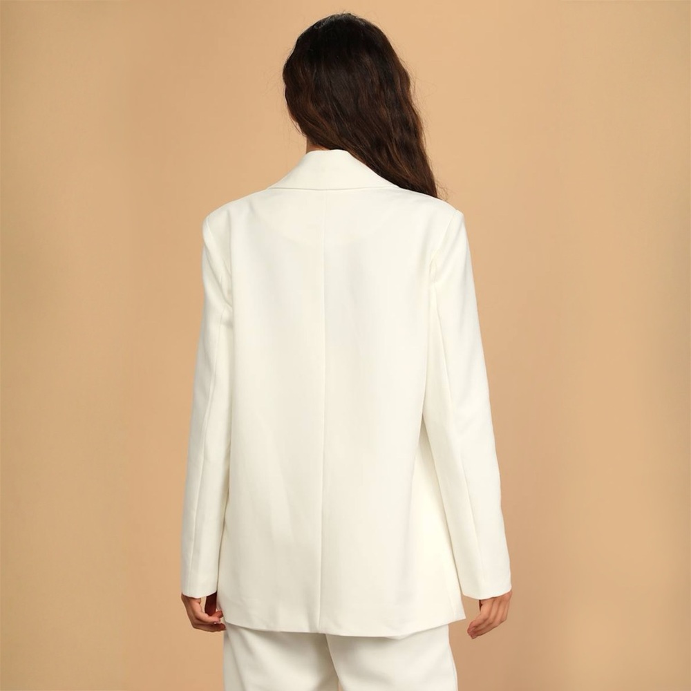 4TH & RECKLESS Sade White Blazer - Picture 4 of 9